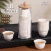 稻壳一次性茶杯功夫茶杯小号加厚家用耐高温泡茶喝茶杯子茶具水杯
