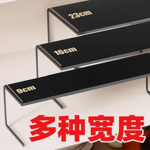 厨房分层置物架窄边架吊柜收纳架子橱柜内用品极窄款伸缩超窄窗台
