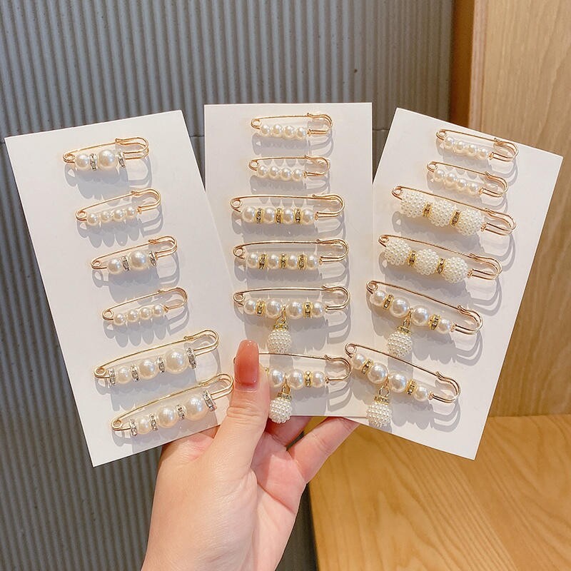 裤腰改小别针衣服神器胸针夹子调节扣女别针固定收腰配饰防走光扣