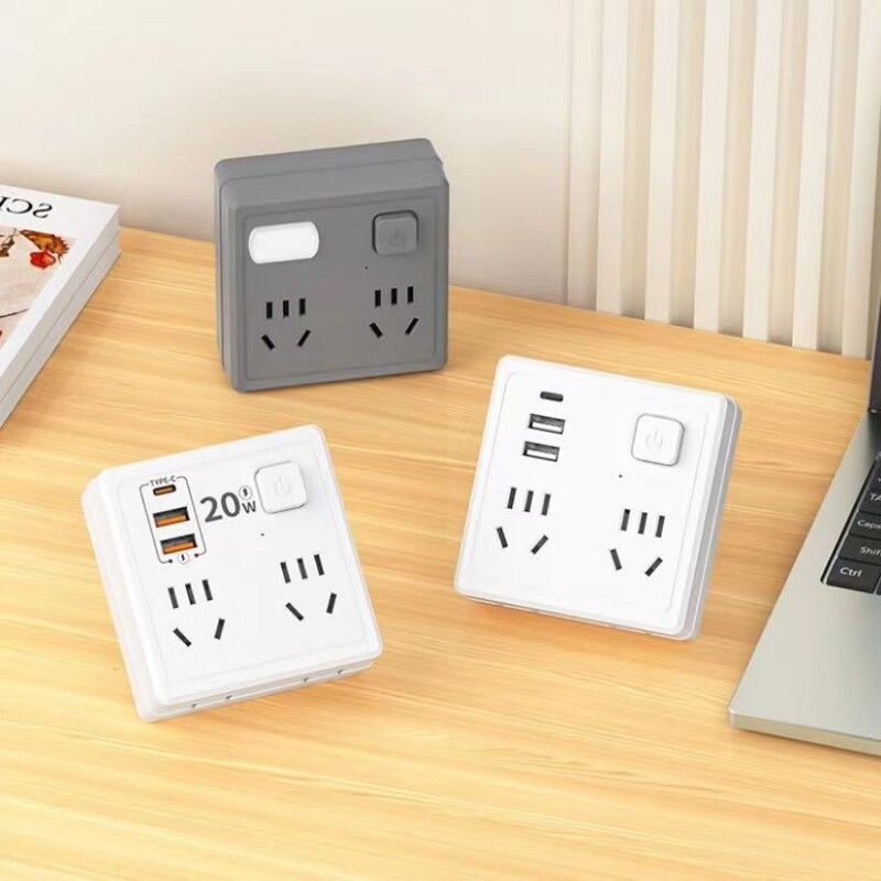 办公插座86型USB多功能多孔插排插板插线板宿舍转换插头家用