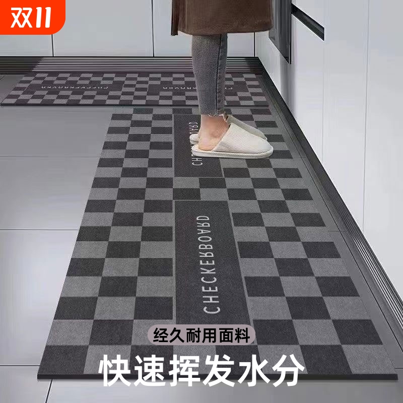 硅藻泥厨房地垫吸水吸油
