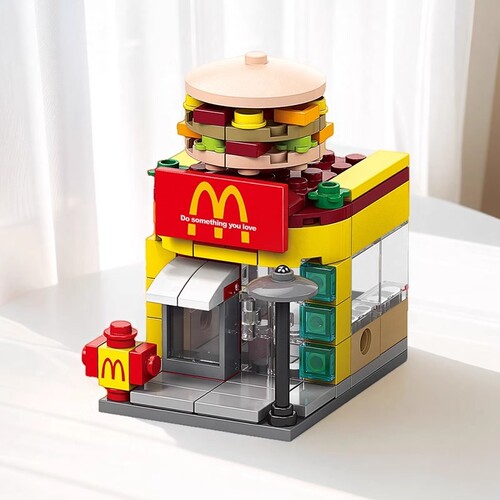 儿童益智力2025新款玩具立体拼图拼装积木城市街景男孩圣诞节礼物