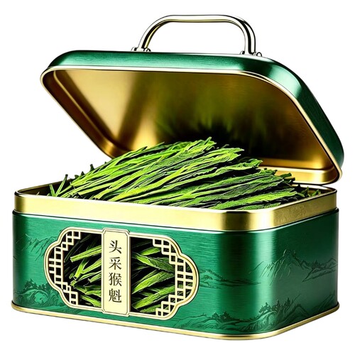 正宗猴魁新茶手工捏尖绿茶叶50g