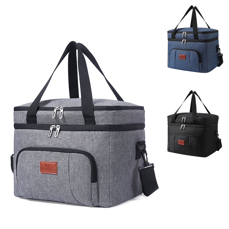 保温袋手提冷藏袋外卖双层大容量餐包便当饭盒袋加厚便携冰包户外