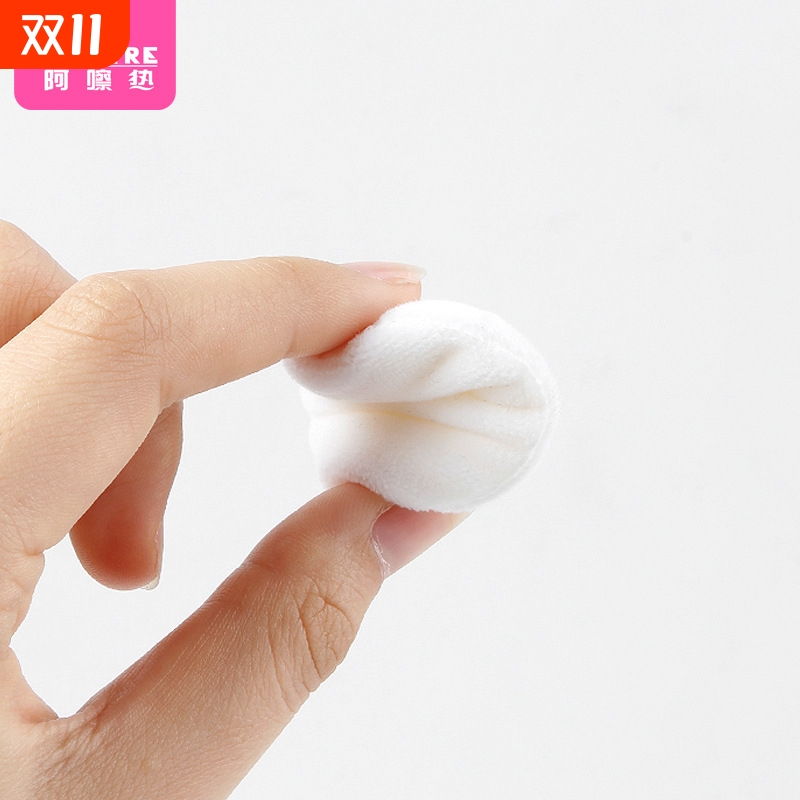 粉扑/植绒AA1sn0-带绒散粉蜜粉圆形方形粉饼定妆双绒面迷你小号