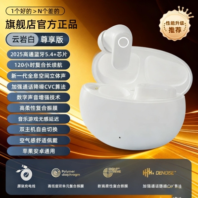 【超9000人看过】真无线降噪蓝牙耳机2025新款超长续航入耳式耳机