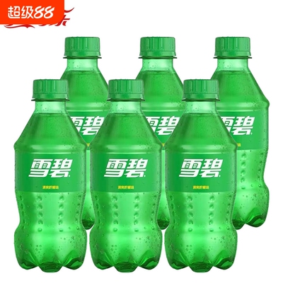 雪碧可口可乐300ml柠檬味碳酸饮料迷你小瓶装夏季汽水饮品批发