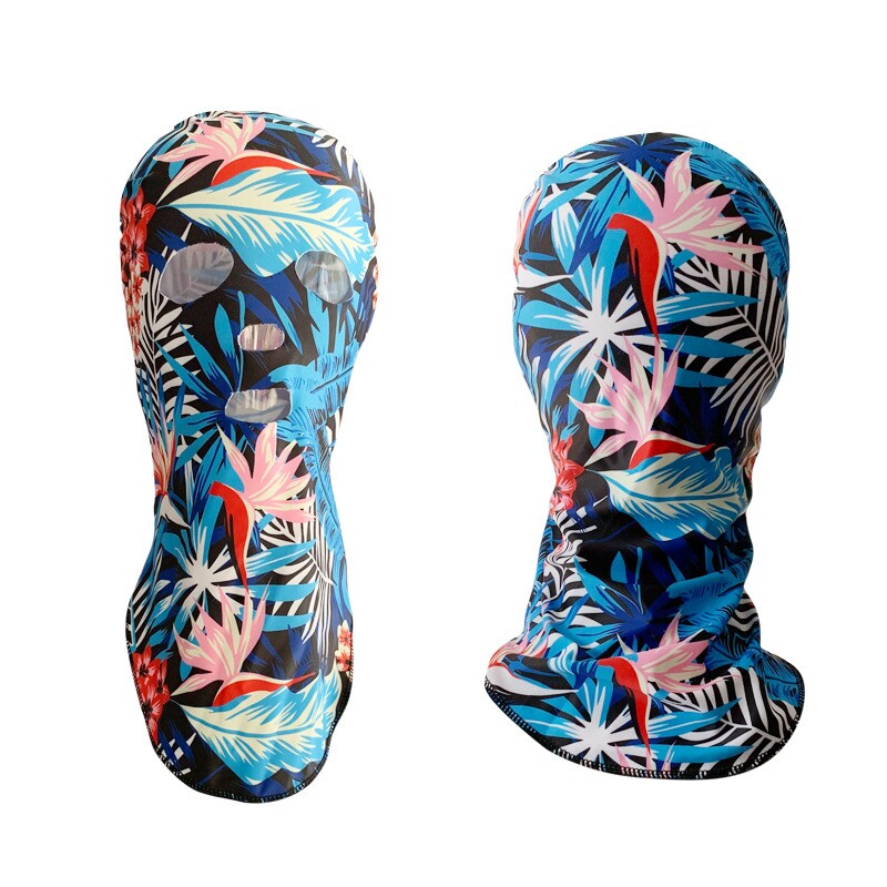 游泳帽防晒成人高弹面罩男女通用防水母脸基尼户外海边头套遮阳