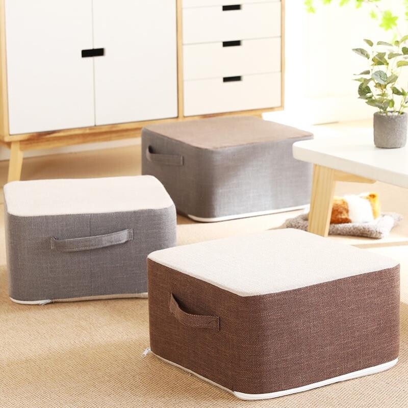 榻榻米坐垫蒲团懒人坐墩坐凳地板飘窗可拆卸方形北欧地上垫子书房