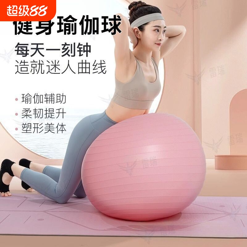 雷尼斯瑜伽球防爆大健身球成人专用盆底肌修孕妇复助产婴儿哄睡球