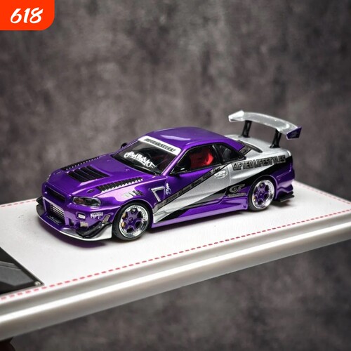 FH164日产尼桑GTRR34Z-Tune天际线Skyline合金汽车模型礼收藏跑车