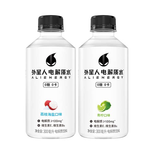 外星人0糖0卡电解质水300mL*6瓶