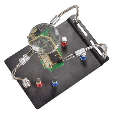 磁性放大镜维修夹具多功能维修平台主板电路固定工具手机维修夹具