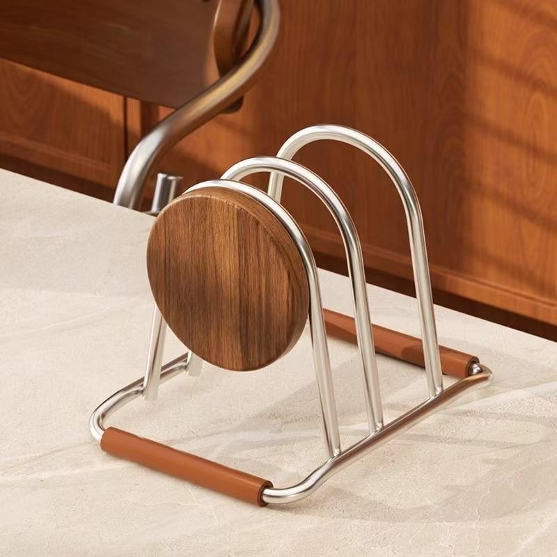 【自带防滑】厨房锅盖砧板菜板架