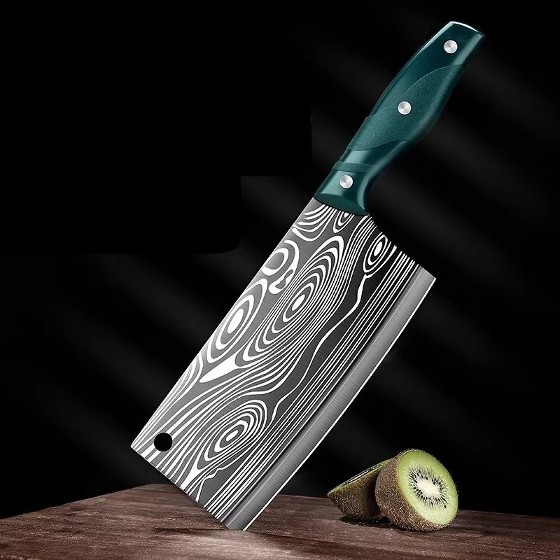 切肉刀不锈钢厨房菜刀家用大马士革纹超锋利女士专用刀具轻便厨刀,厨房/烹饪用具,菜刀,淘宝优惠券,粉丝福利购,淘宝优惠卷