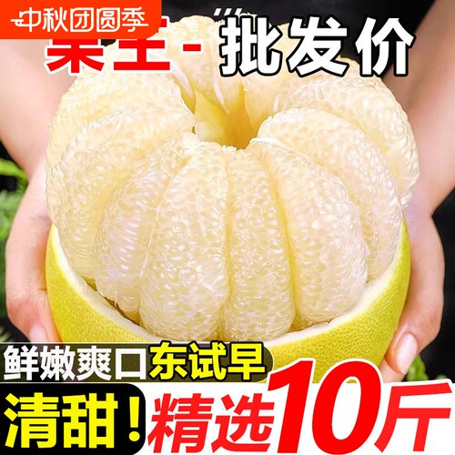 正宗梅州白心蜜柚当季新鲜孕妇水果水晶柚子现摘发中秋送礼
