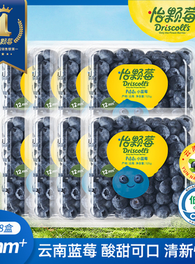 怡颗莓新鲜水果云南蓝莓小果12mm脆甜爆汁