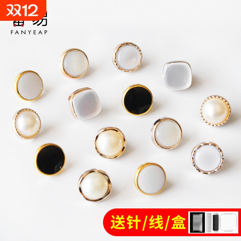 纽扣/珍珠A1vq0-外套针织衫小纽扣开衫女士时毛衣衬衫白色方形