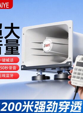 麦叶车顶通用大功率蓝牙扩音机