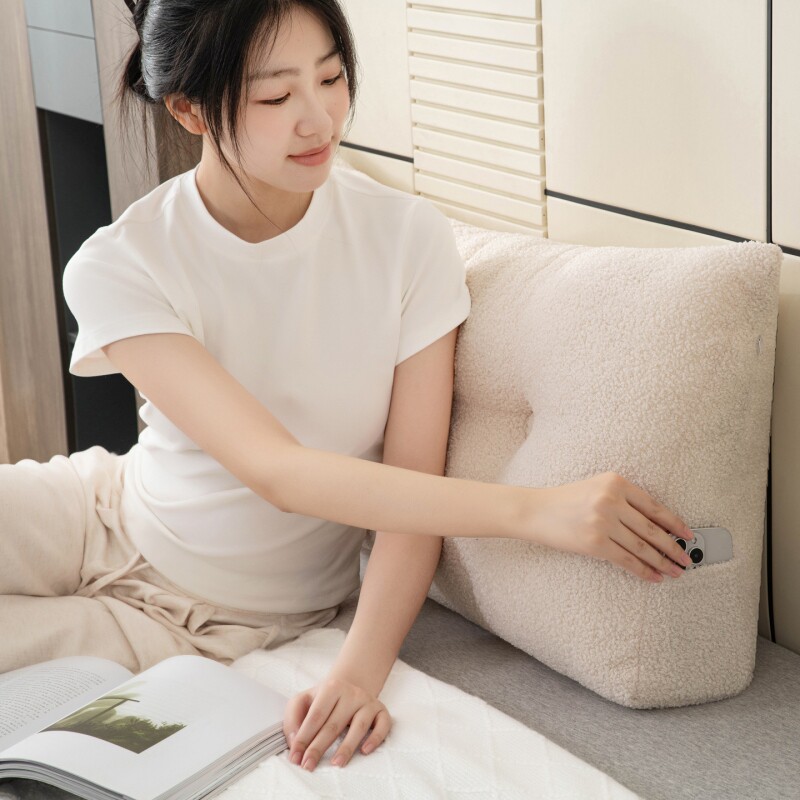 跨境床头靠垫软包大靠背床上长靠枕榻榻米卧室学生宿舍腰垫抱枕