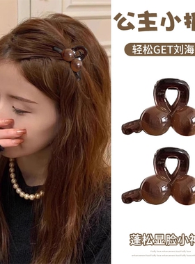 小抓夹女前额侧边精致百搭