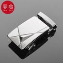 皮带扣AC1sn0 腰带头卡扣皮带头卡扣配件简约单钻银色扣头