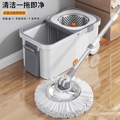 旋转式拖把家用一拖净2024新款自拧脱水免手洗懒人省力拖地墩布桶
