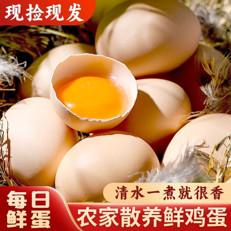 散养土鸡蛋新鲜鸡蛋农家散养柴鸡蛋有机健康高品质蛋30枚整箱,水产肉类/新鲜蔬果/熟食,鸡蛋,淘宝优惠券,粉丝福利购,淘宝优惠卷