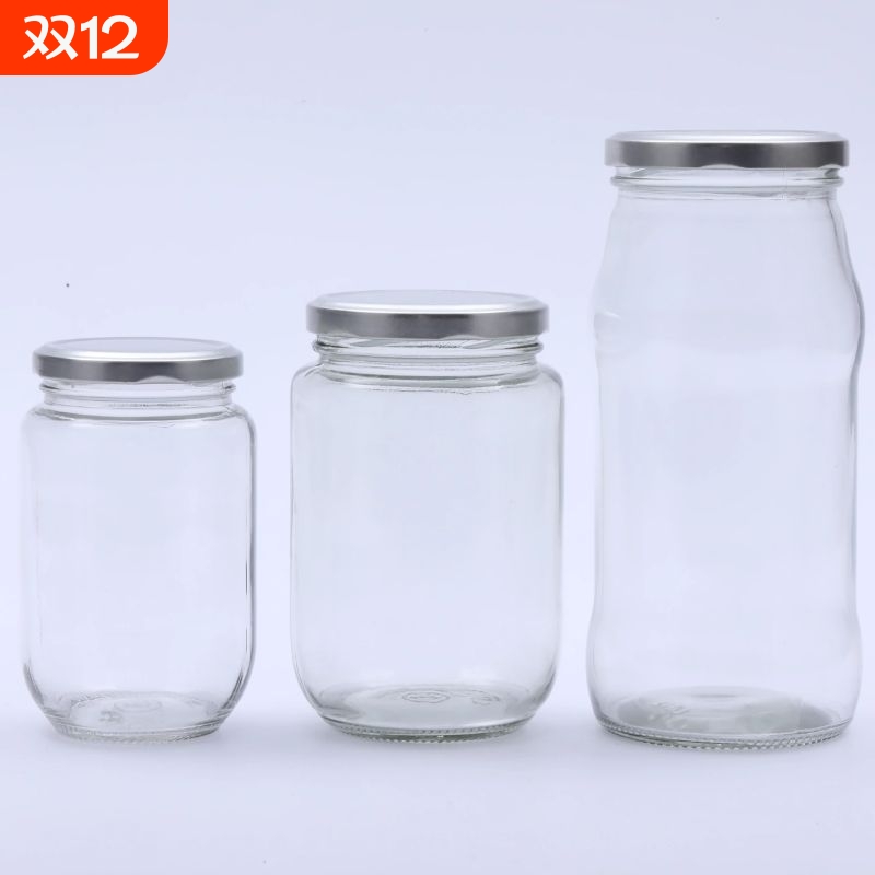 密封罐耐高温可蒸煮罐头瓶玻璃