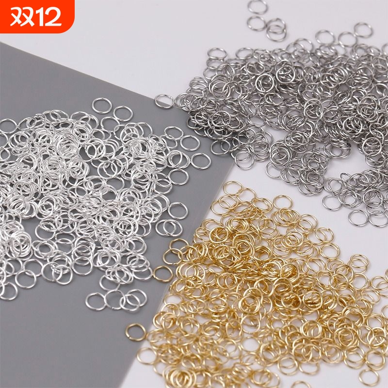 手工diy手链项链链接环开口圈