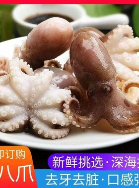 迷你小八爪鱼大爆头海鲜鲜冻水产小章鱼生鲜批发熟食冷冻冰鲜新鲜