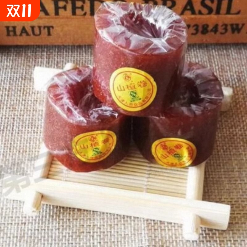 新货天津产福君山胃康卷山楂卷休闲零食手工山楂卷