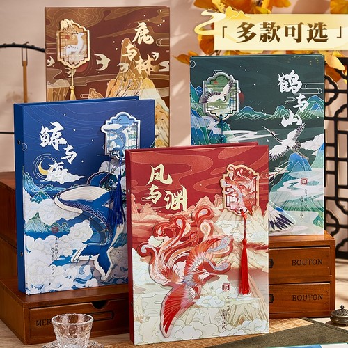 同学录古风山海经立体流苏