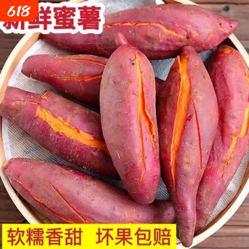 正宗云南红皮新鲜沙地蜜薯红皮糖