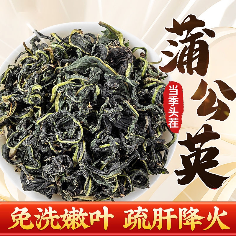 蒲公英正品特级野生中药材新鲜蒲公英根节去火茶散正品官方旗舰店