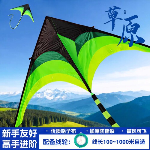 新款草原风筝儿童成人通用大线轮