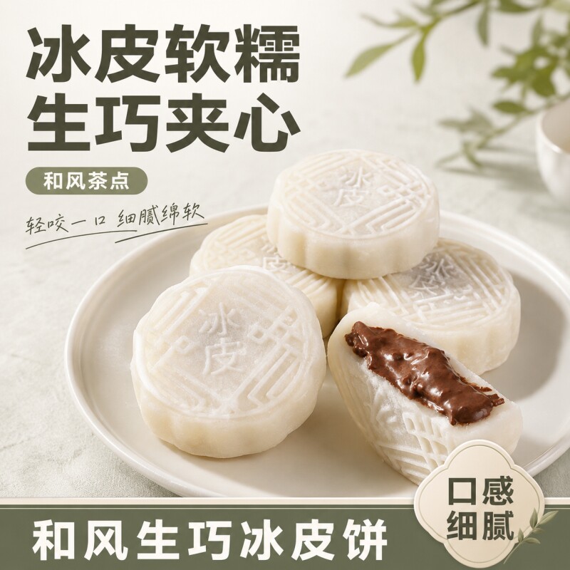 巧克力冰皮月饼宿舍零食下午茶独立包装多规格