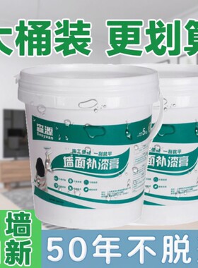 补墙膏防水防潮防霉墙面修复白色补墙漆室内外墙体吊顶开裂修复膏