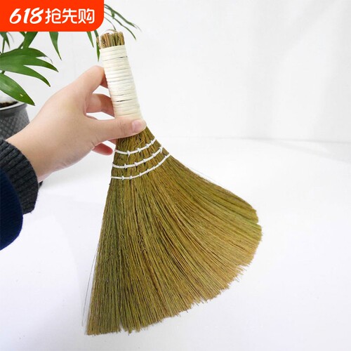 天然芒草刷清洁刷茶盘刷小扫把高粱草手编键盘刷汽车植物草制扫帚