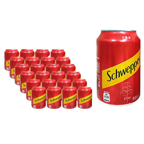 可口可乐怡泉水苏打水330ml*12罐