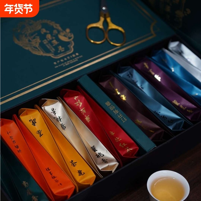 茗茶潮州凤凰单枞乌龙茶礼盒鸭屎香通天香蜜兰香20泡盒单丛品鉴