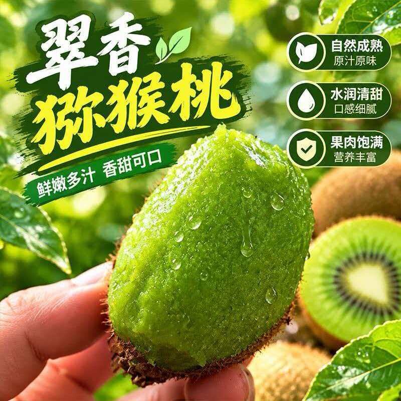 热销正宗周至翠香猕猴桃绿心奇异果新鲜应季水果大果整箱礼盒保存