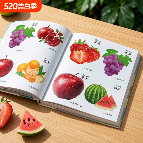 幼儿宝宝认物大全1000例看图识字识物幼小衔接学前启蒙认知书儿歌