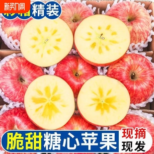 产地直发正宗新鲜水果丑苹果苹果冰糖心红富士整箱精品脆甜现摘