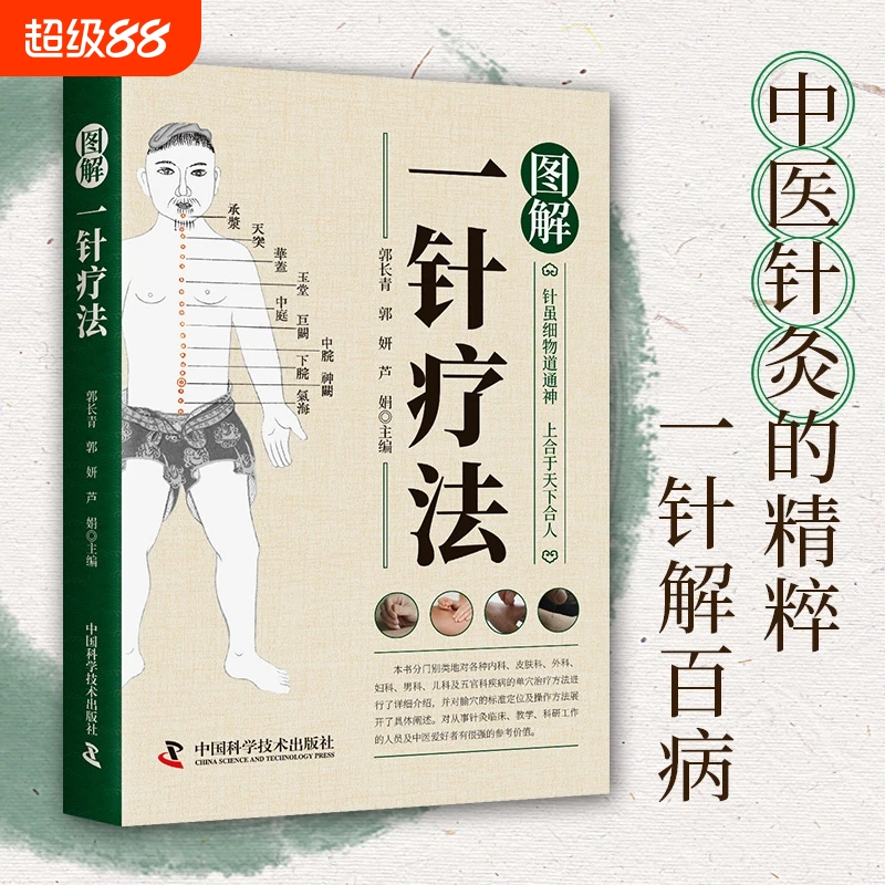正版速发图解一针疗法刺血疗法耳针疗法针刀皮肤针中医针灸的精粹一针解百病丛书常见疾病单穴治疗经验书籍内经