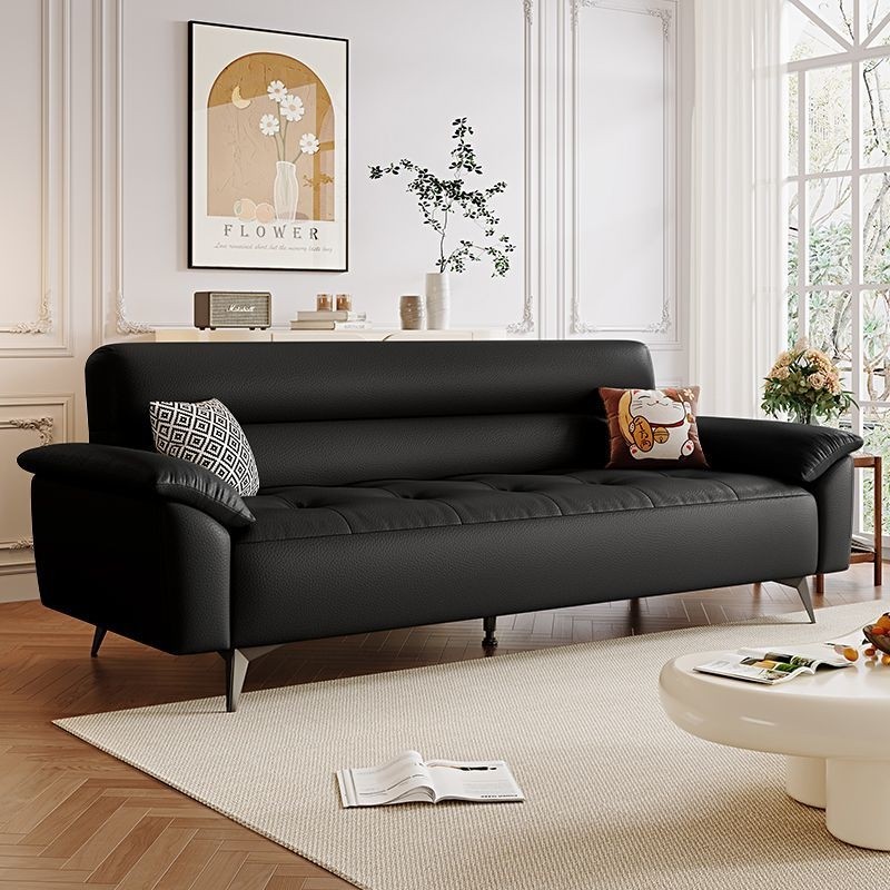 沙发床小户型客厅一体两用可折叠多功能双人留宿床奶油风猫爪皮