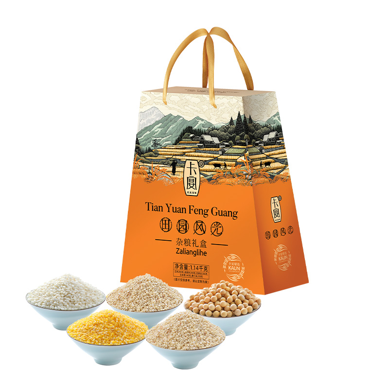 卡宴杂粮礼盒田园风光1140g