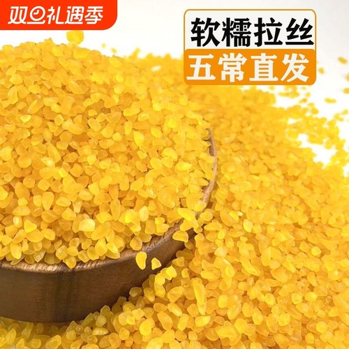 青稞糯玉米碴米饭伴侣黄金碴子去皮东北特产大碴子中粒