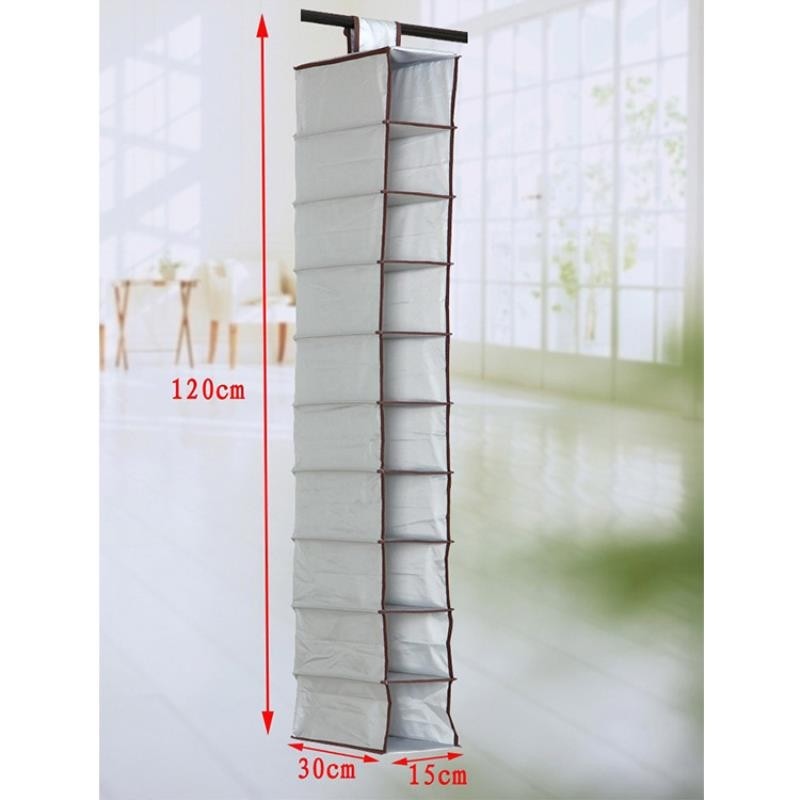 跨境热销 无纺布10层收纳袋鞋子衣物收纳挂袋布艺衣橱收纳袋批发,收纳整理,收纳挂袋,淘宝优惠券,粉丝福利购,淘宝优惠卷