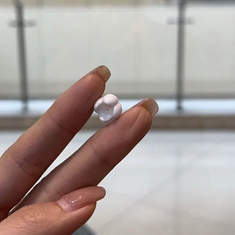 新款精工牛骨玉兰花diy配件手工编织手绳项链文玩佛珠时尚配饰品